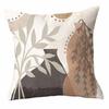 Nordic Abstract Flower Pillowcase Morandi Light Luxury Home Sleeping Pillow Cushion Cover