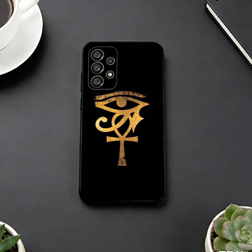 A-Art Ancient E-Egypt Phone Case For Samsung S25,S24,S21,S22,S23,S30,Ultra,S20,Plus,Fe,Lite,Note,10,Black Cover