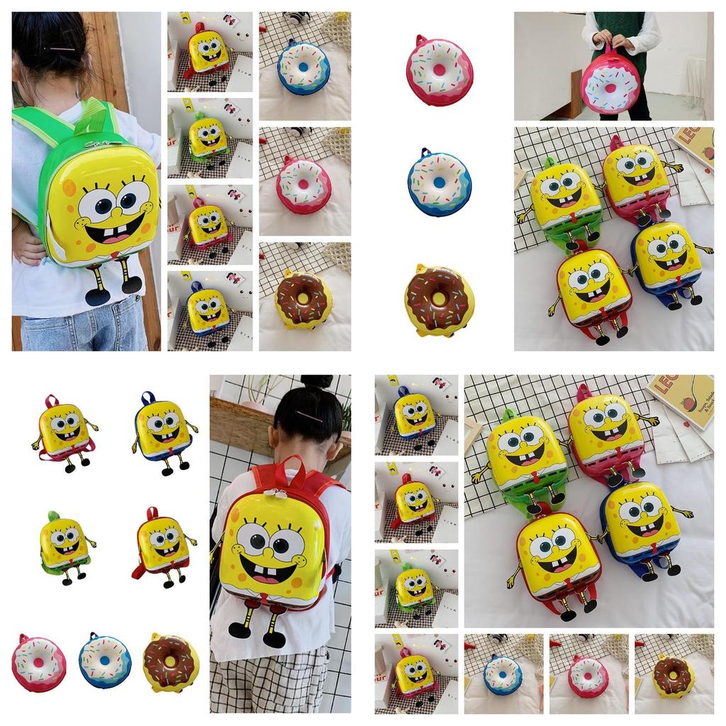 Sweet Donut Eggshell Backpack For Kindergarten Kids Cute And Durable