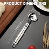 Cactus Peeler Spoon, Cuchara Para Pelar Nopale, Stainless Steel Peeler Cactus, Sliced Chinese Noodle Cutter for Cooking Kitchen Gadgets