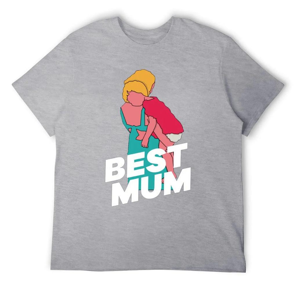 Mother's Day Happy Mother's Day Men's Classic Crewneck T-shirt Sport Top Tee Top Quality Humor Graphic Fitness USA Size
