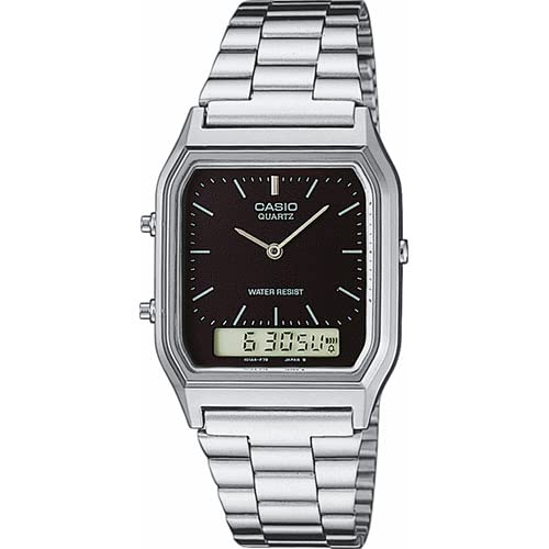 

Casio Steel Black Duo Эти часы мужские AQ-230A-1DMQYES