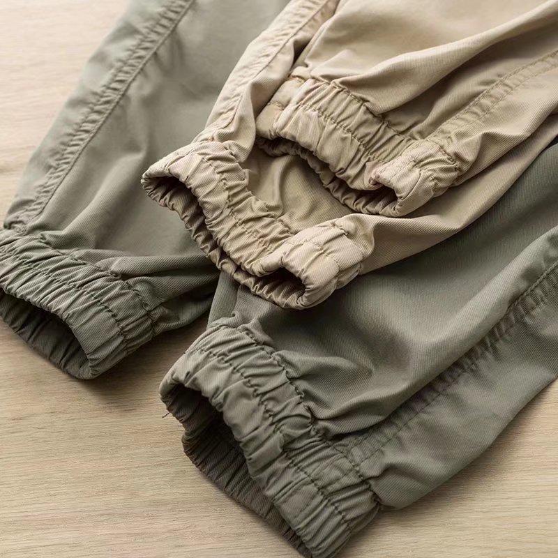 Men's Trendy Drawstring Overalls - Versatile Casual Pants for Spring & Summer