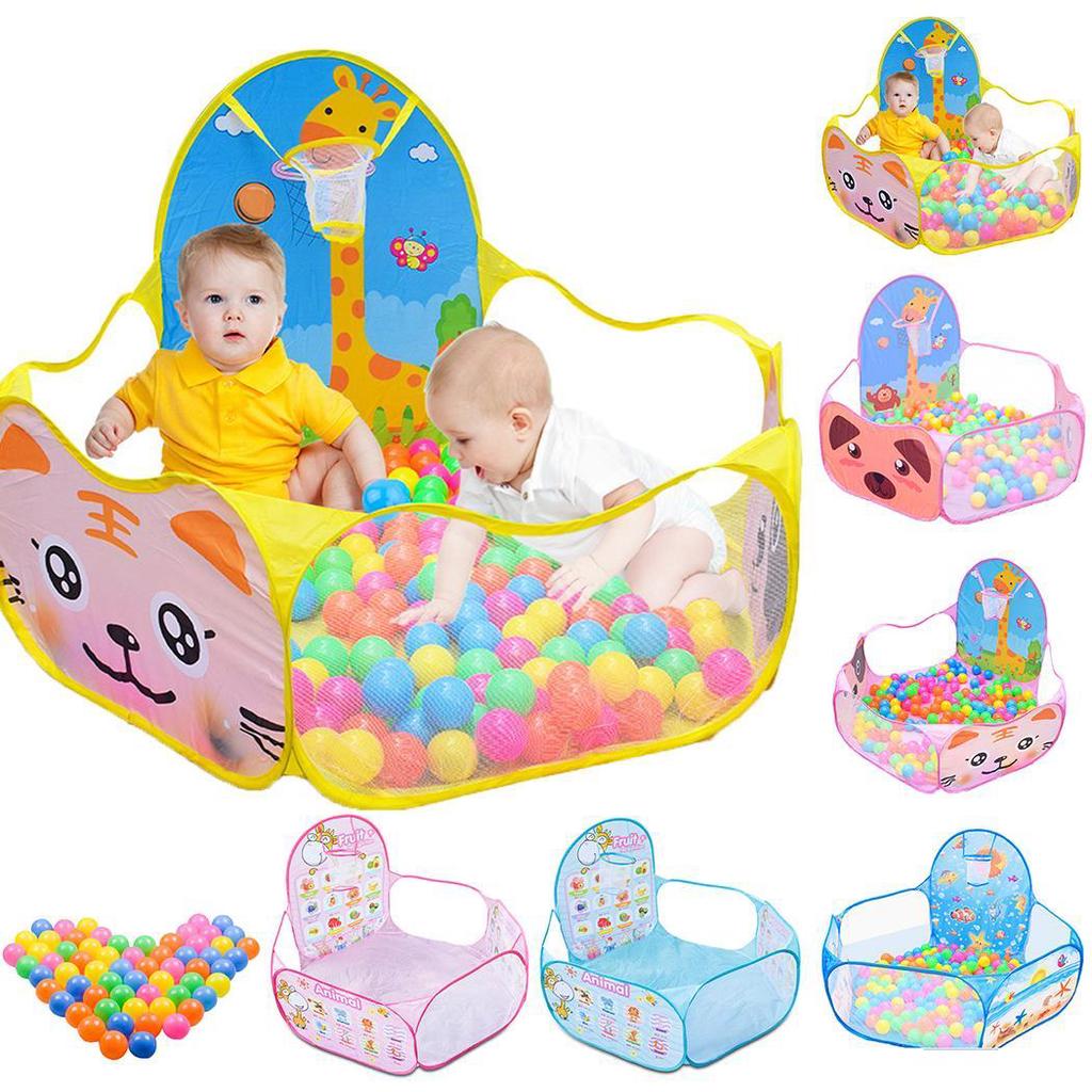 90cm Foldable Kids Children Ocean Ball Pit Pool Ball Play Toys Tent Pop up Hexag