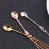 4 Colors Spoon Necklace  Spice Spoon Necklace Adjustable Spoon Pendant