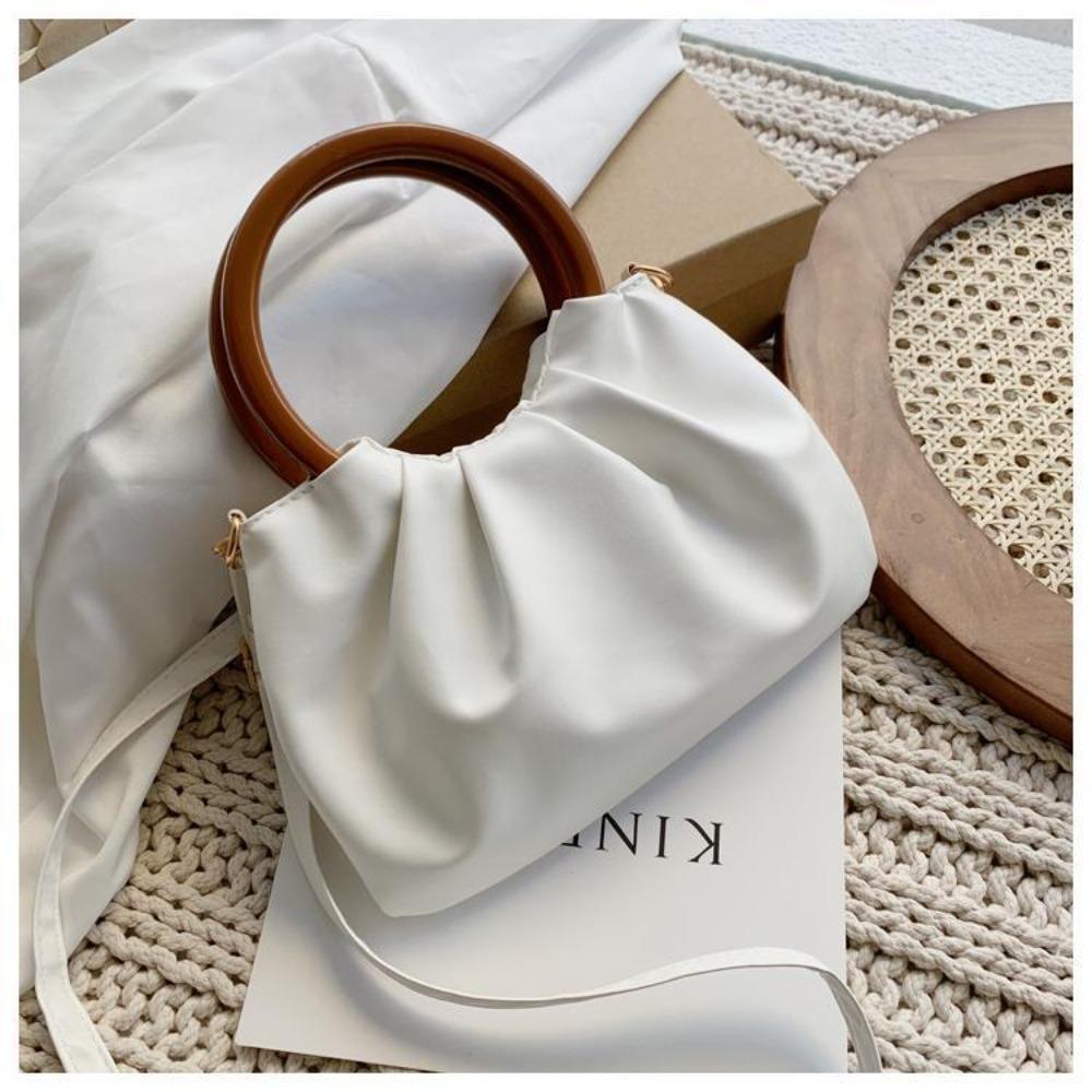 Высококачественная маленькая женская сумка 2025 года, летняя, новая, модная, стильная, портативная, сумка-кроссбоди, иностранный стиль, плиссированная, сумка на плечо  облако