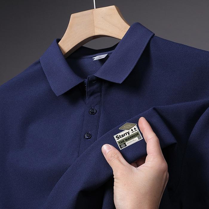 

New Summer T-shirt Loose Trendy Lapel Short-sleeved POLO Shirt T-shirt 4XL