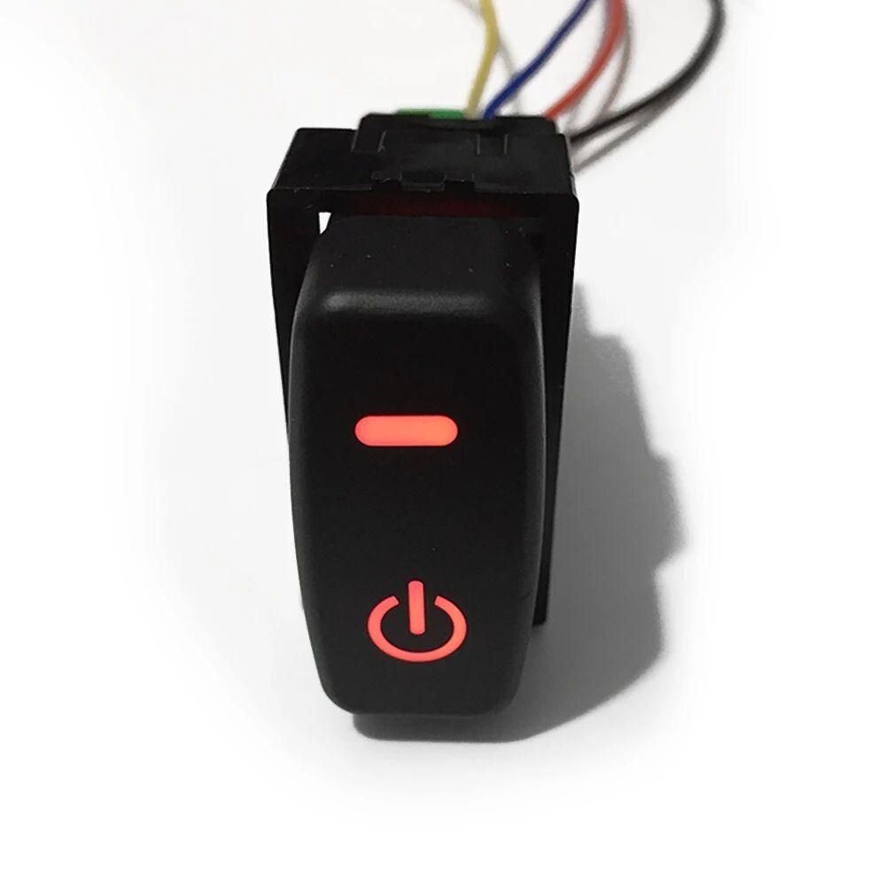 Car LED Front Fog Light Switch DRL Power Music Lamp Control Button for Mitsubishi Pajero V73 Lancer Outlander ASX L200 Triton