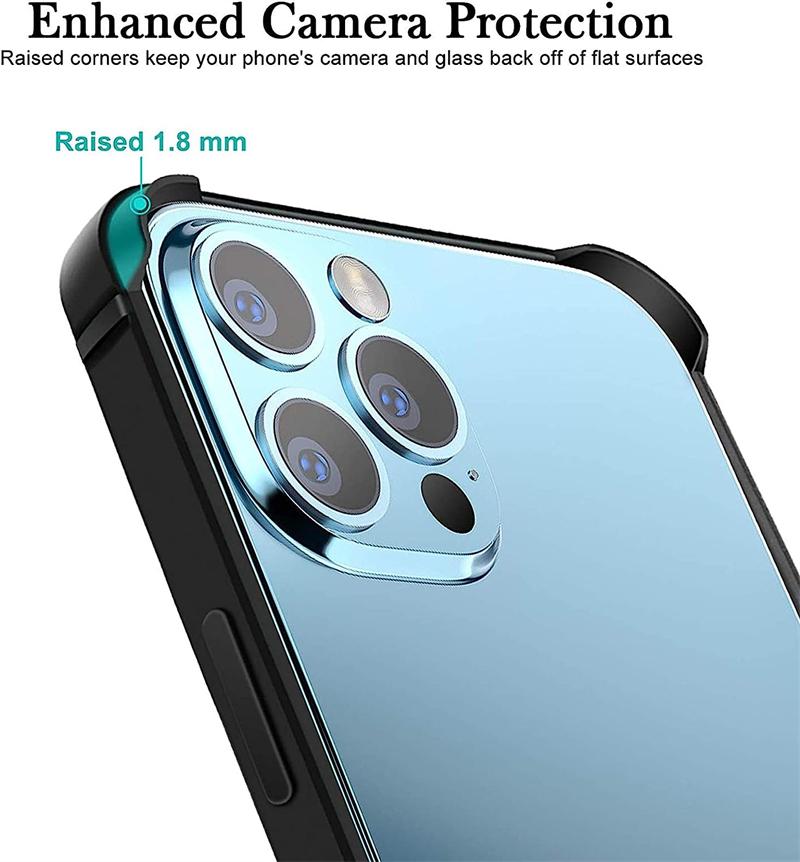 Aluminium Metal Bumper Frame Soft Inner Silicone Case for IPhone 15 14 13 11 16 Pro Max 12 Mini Plus XR X IPones Slim Hard Cover