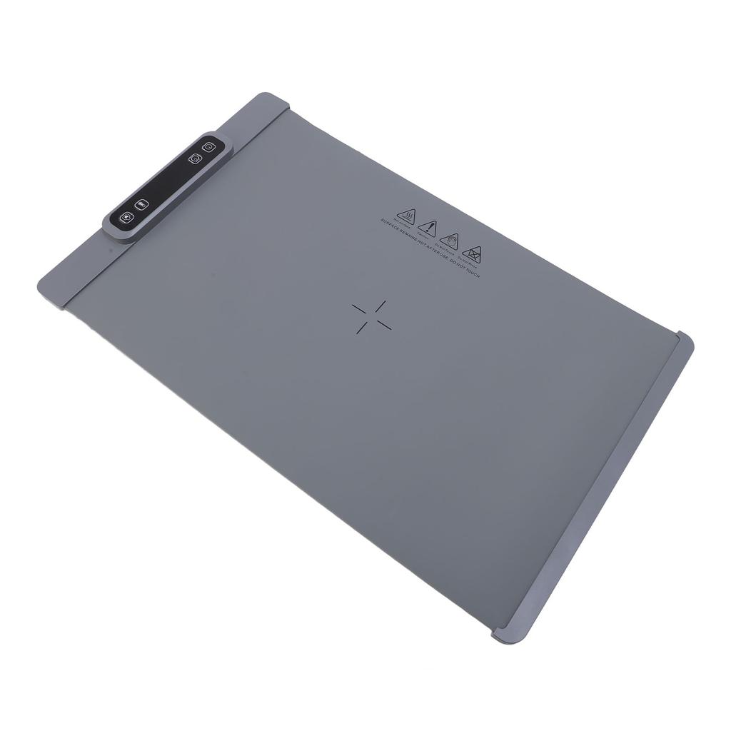 Electric Warming Tray Full Surface Heating Rollable Portable Silicone 3 Temperature Settings