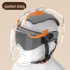 Milin Women's Electric Bike Summer Helmet with Double Visor