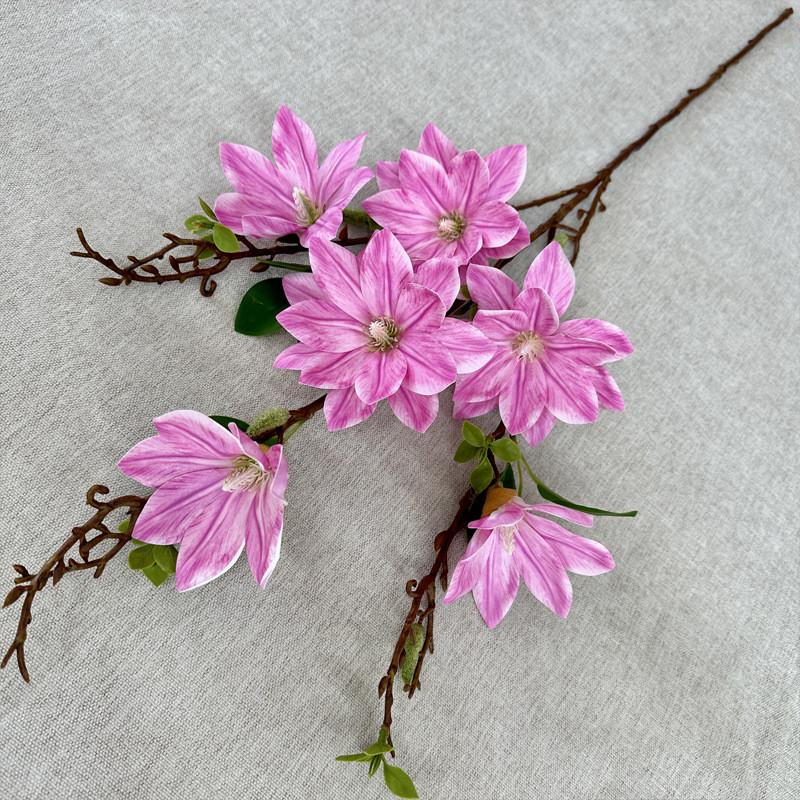 Plants Simulated Magnolia Wedding Hotel Restaurant Decoration Ornament Desktop