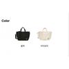 KANGOL Tumbler Canvas Medium Tote Bag Ivory 3813