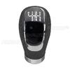 Universal Car PU Leather Gear Shift Knob Manual Transmission with Gear Knob Cap Cover 5/6 Speed Shifter Lever