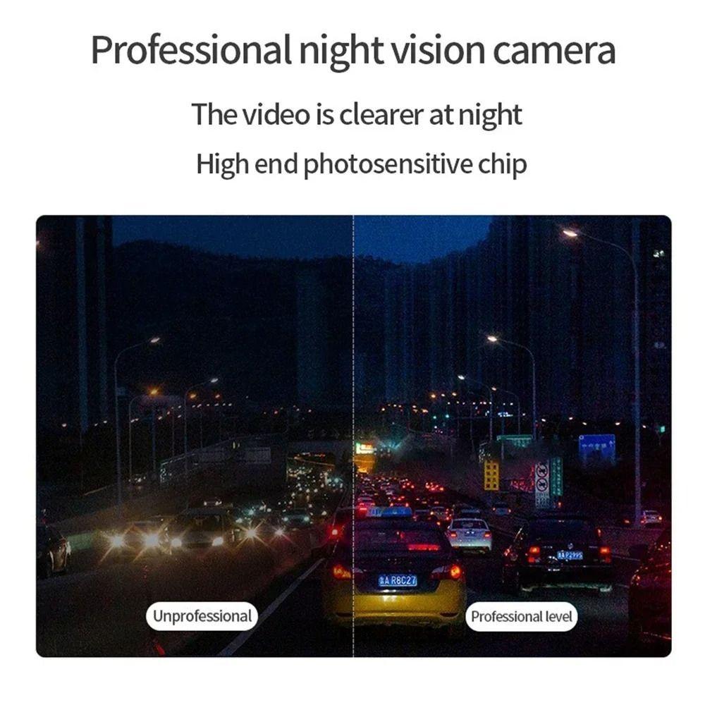 HD Recording Car DVR APP Control Video Recorder Portable HD Camera  Driving Recording