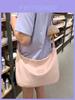 Nylon Single Shoulder Bag For Women With Zipper Closure And Phone Pocket For Casual Travel Use