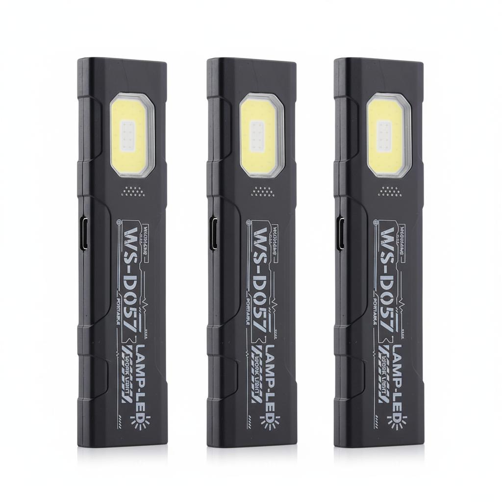 LED Keychain Flashlight USB-C Rechargeable 600Lm Portable Mini Torch Light Pocket Lantern Flood Work Light With Magnet