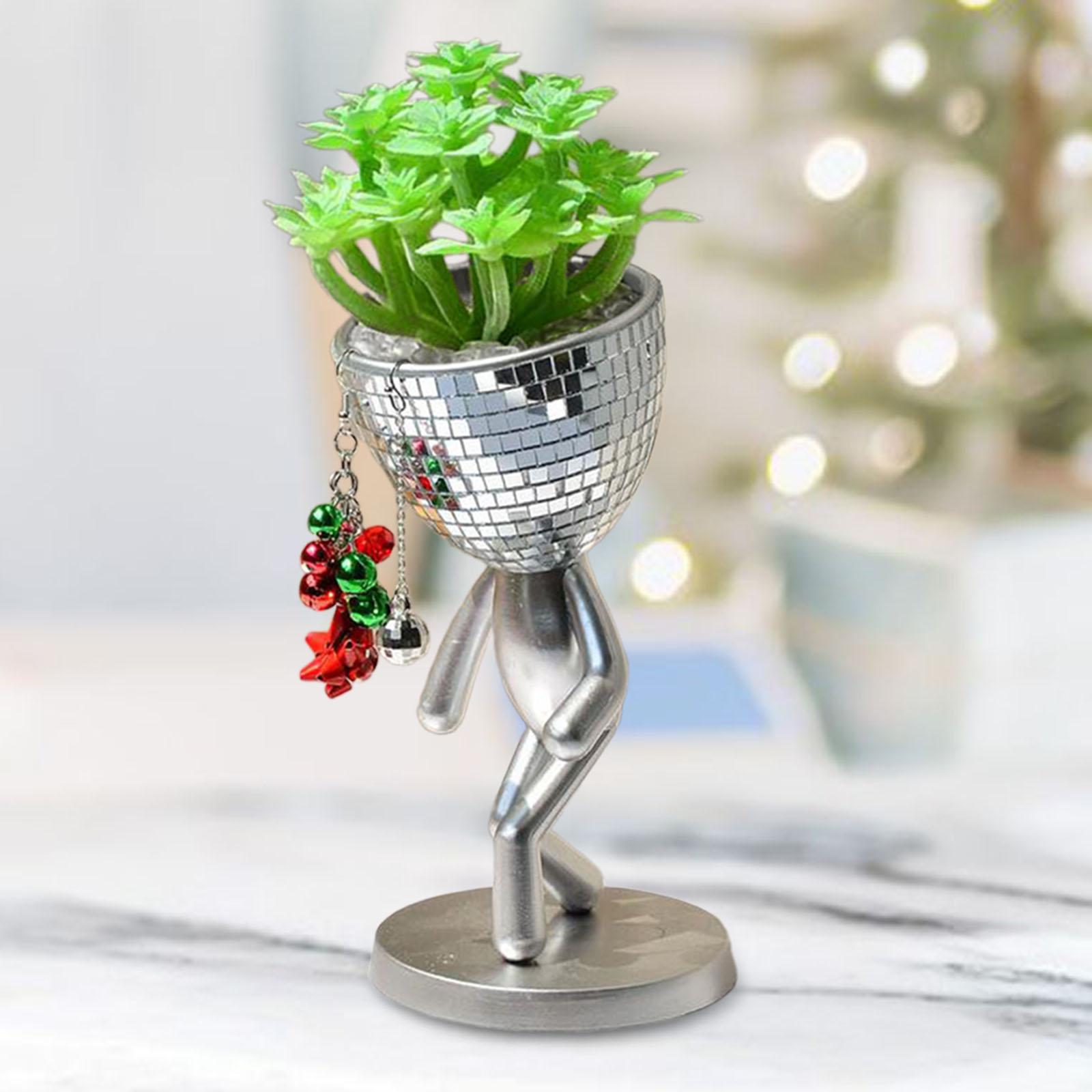 

Creative Plant Pot Abstract Sculpture Flower Arrangement Container Desktop Flowerpot for Balcony Office Garden Indoor Home Decor