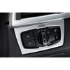 For BMW 3 4 Series GT 2013- Silver Steel Trim Headlight Switch Control Cover