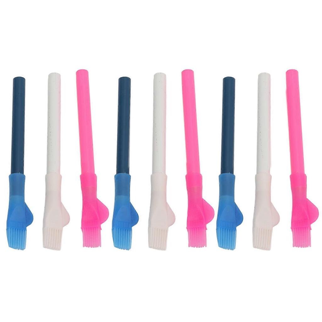 9Pcs Fabric Pencil Three Colors Clear Line Easy Cleaning Wide Application Tailors Chalk for Sewing