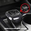 Carbon Fiber Look Car Gear Shift Knob Cover Trim Frame For Nissan Rogue 2025 2025 / Qashqai J12 2025 2025 Accessories