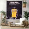 Kobe Custom Your Name Wall Decor Tapestry Art For Pet Memorial Birthdaywedding Party Backdrop Family Gift