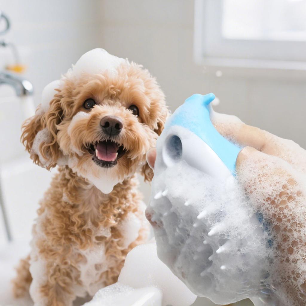 Dog And Cats Bathing And Massage Brushes