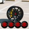 4pcs Car hub center cover emblem sticker Car Accessories For Suzuki Swift Sport Jimny Grand Vitara Alto SX4 Samurai Across Ignis