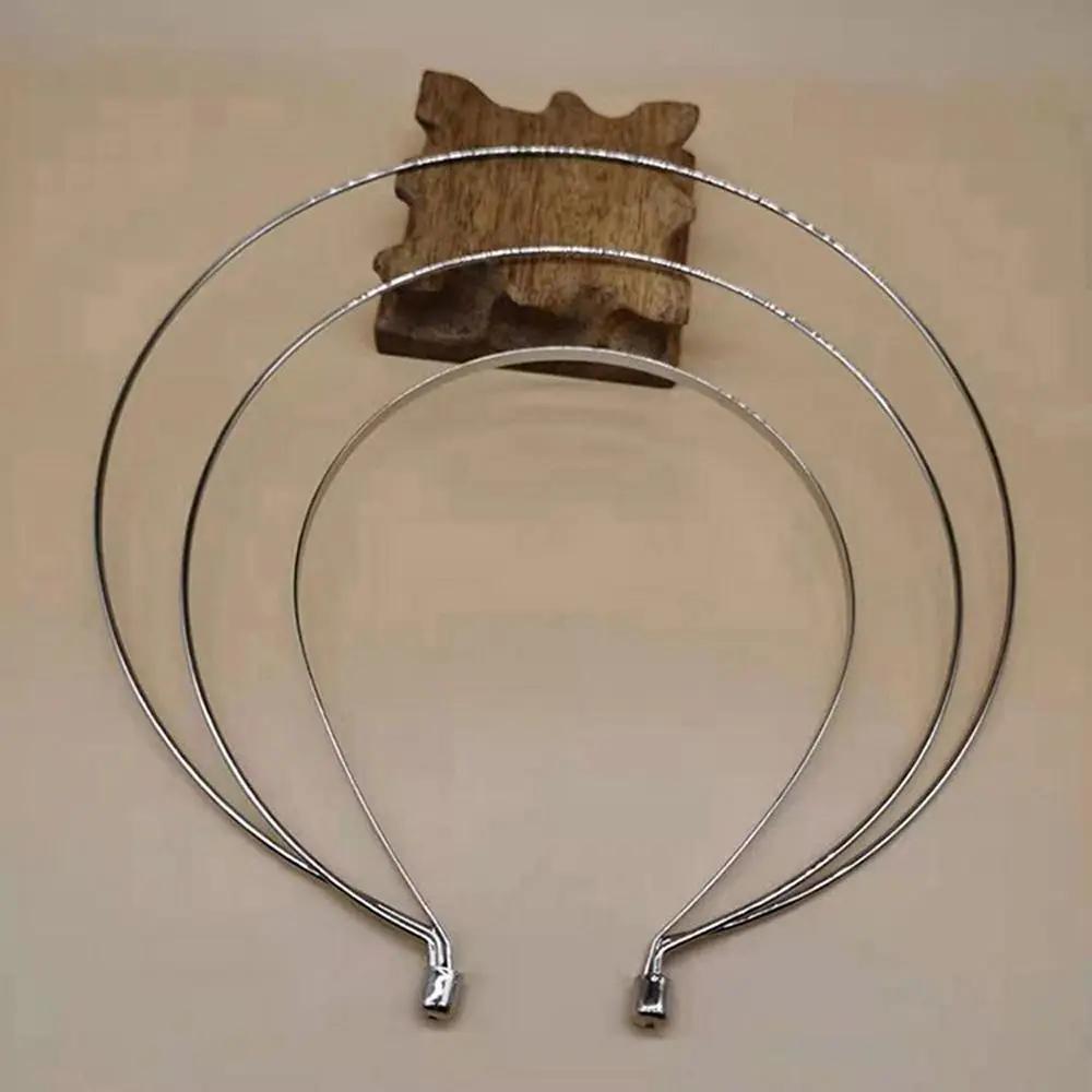 Angel Gold Hairbands Bridal Wedding Headband Metal Band Headpiece Women DIY Headband Hair Crown Korean Hair Hoop Thin