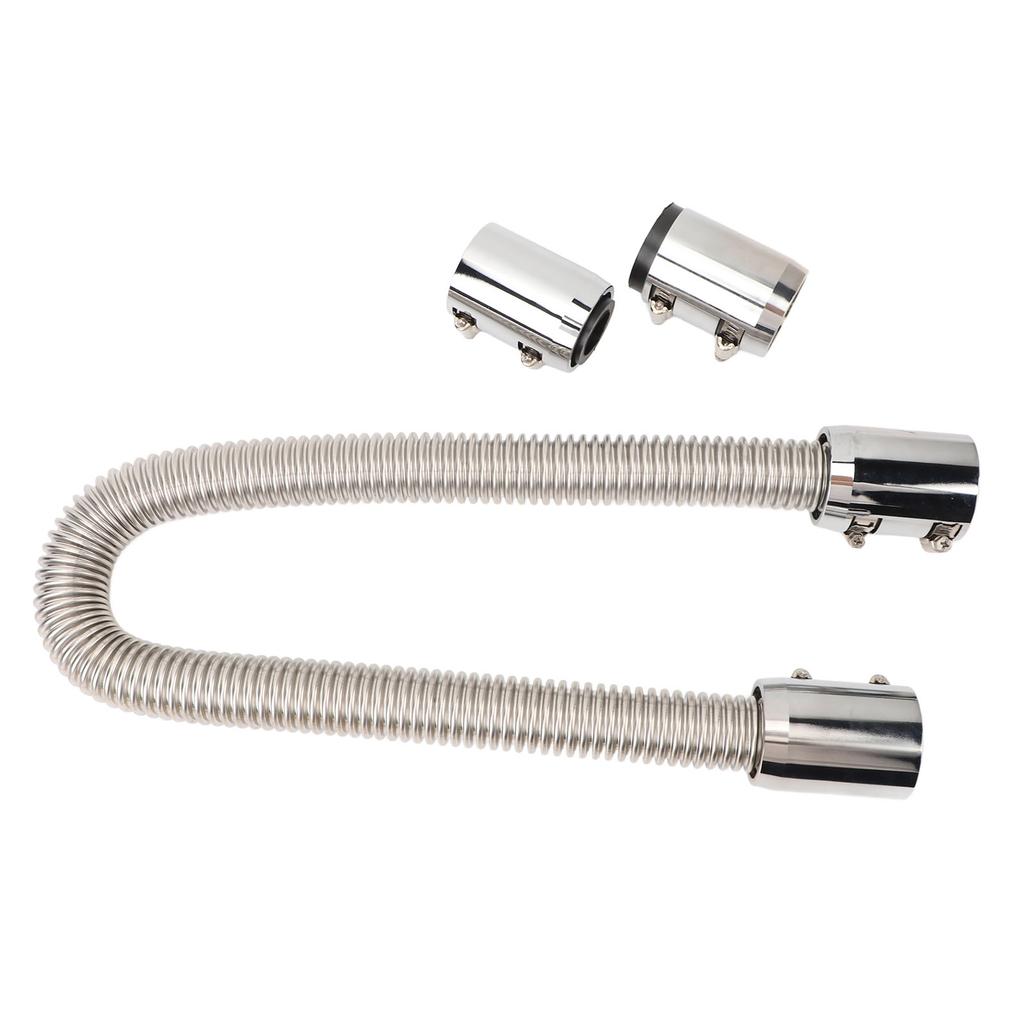 Coolant Radiator Hose 36in Flexible Stainless Steel Water Hose Kit for 1 1 4in 1 1 2in 1 3 4in 1 5 8in Radiator Necks