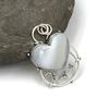 Natural Botswana Agate Gemstone 925 Sterling Silver Jewelry  Pendant 1.76" AJP-159