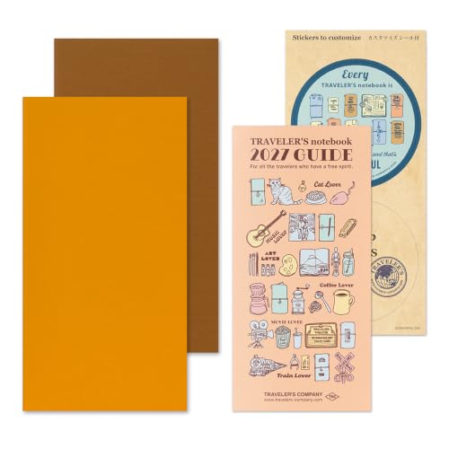 Traveler's Notebook Refill 2027 A5 Slim Vertical 14496006 (Starting In January 2027)