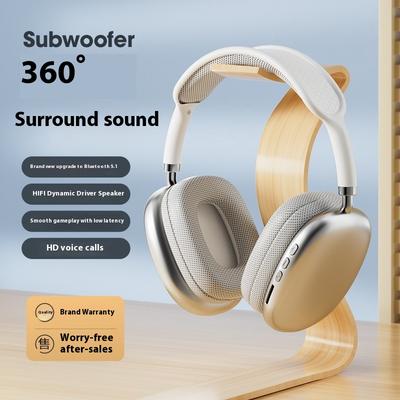 Applicable To Apple P9ProMax Headset Headset Subwoofer Wireless Bluetooth Headset