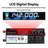 4USB DC12/24V To AC 110V/220V Solar Power Car InvertersModified Sine Wave Voltage Transformer Car Adapter LCD Display