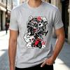 Motorcycle Helmet Graphic Tshirt for Unisex Unisex Casual Cotton Short Sleeve Tee Top Cool Biker Graphic Shirt 100 Cotton Summer