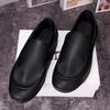 Leather shoes new casual versatile men's one-pedal leather shoes soft-soled men's Doudou shoes fashion trend comfortable men's shoes