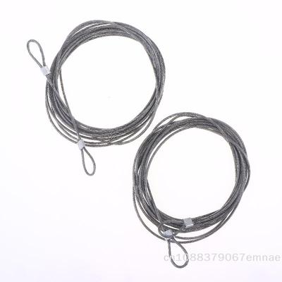 4/8 Stück 4M 304 Edelstahl Draht Markisenseil 2mm Durchmesser Rostfreies Fischerei Hebekabel für Sonnensegel Markise Wäscheleine Kit