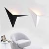 Modern LED Wall Lamp Indoor Creative Triangle Light Simple Bedroom Sanctum Aisle Stair Lighting Warm White Light
