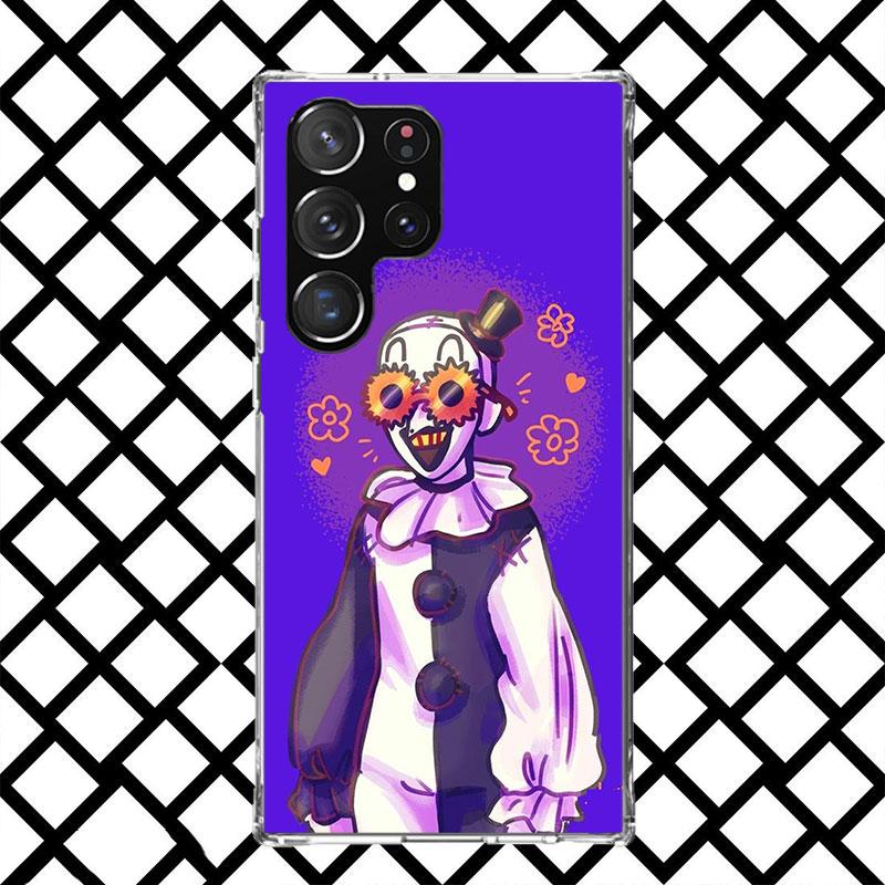 

Horror Movie Terrifier Phone Case for Samsung Galaxy S26 S25 Edge S24 S23 Ultra S22 Plus S21 FE S20 + Soft Cover Print Fundas Ga Samsung S24 Plus