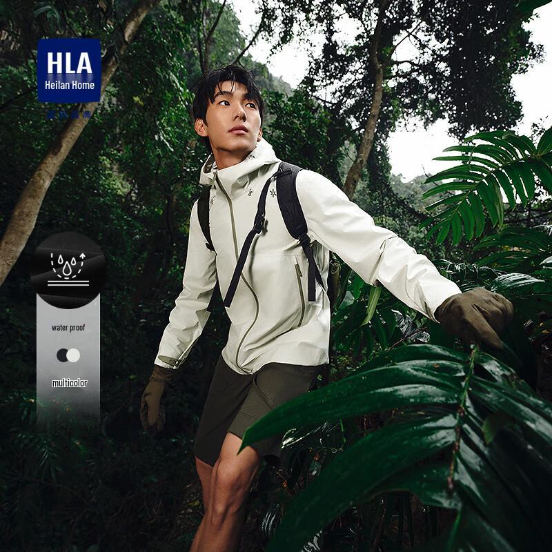 

HLA Men s Windproof Waterproof Casual Jacket 175/92A(50)