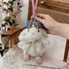 Cute Bunny Plush Keychain With Tulip Skirt For Car Keys Or Gifts