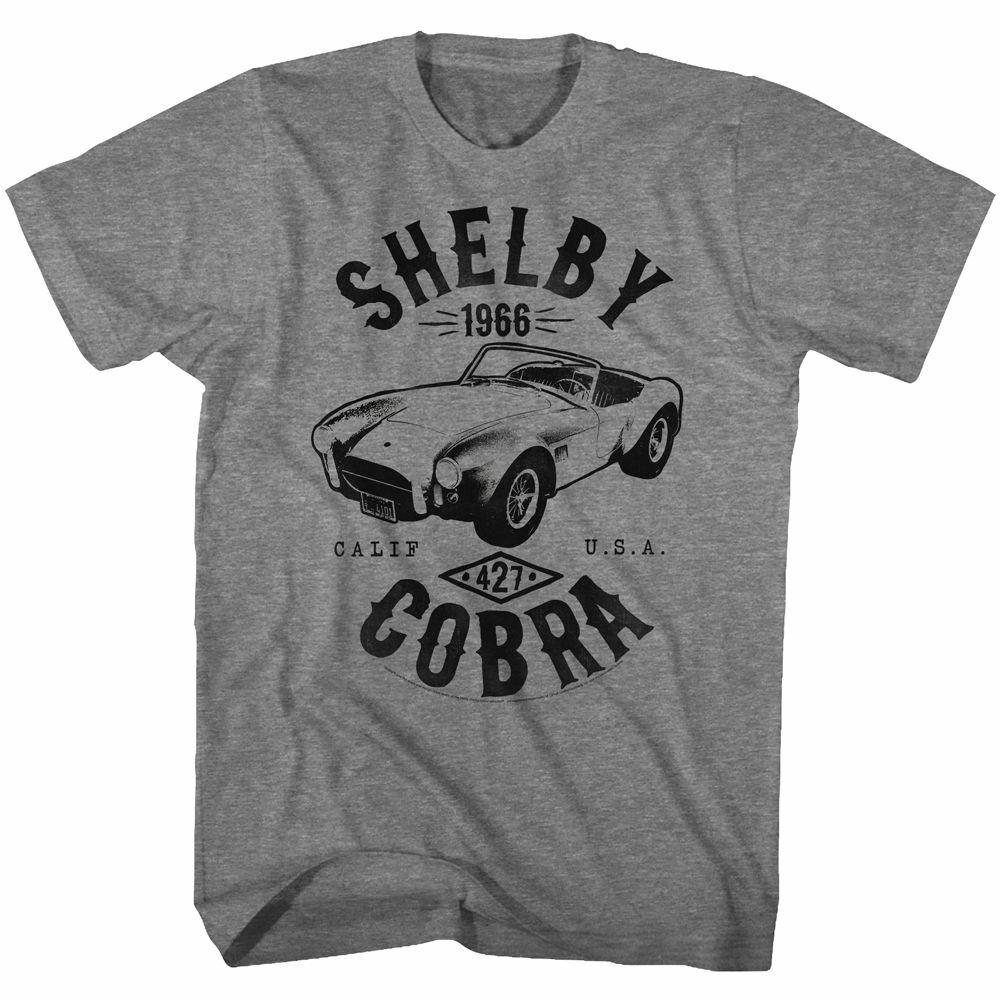 Carroll Shelby Motors Shelby Helby Cobra Graphite Heather T-Shirt