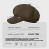 Women's Wool Beret: Large Head, Small Face, Warm Autumn/Winter Newsboy Hat