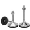 Adjustable Metal Furniture Leg Leveling Feet Rubber Pads Table Mounts for Kitchen Hotel Home Office Living Room Workshop Use