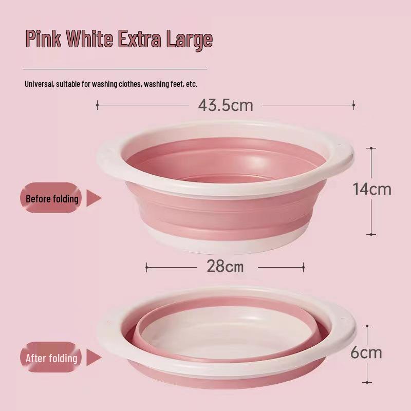 Portable Foldable Washbasin for Clothes & Vegetables