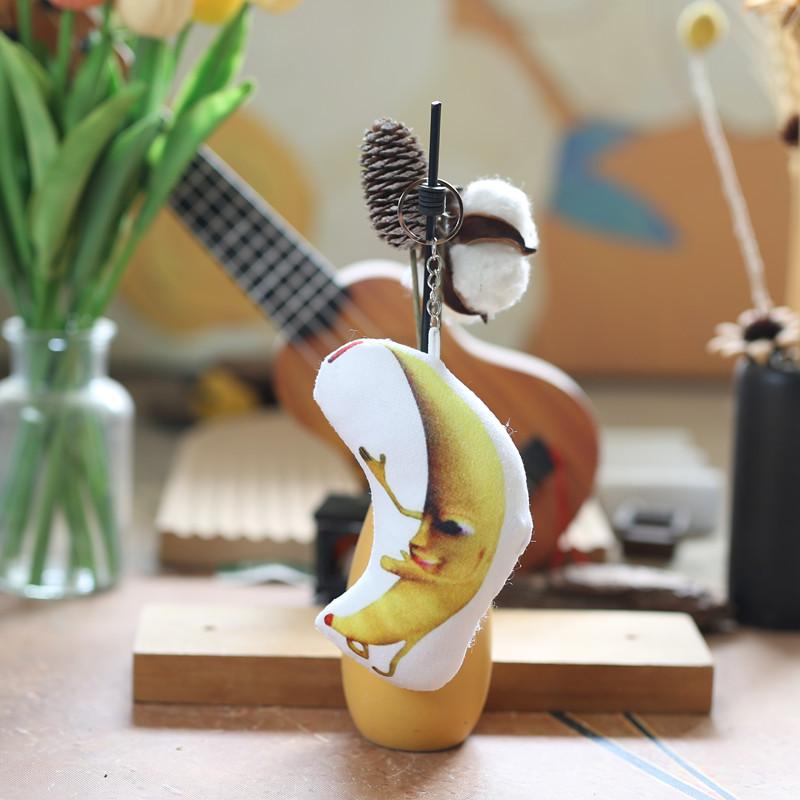 

Милая и симпатичная поющая маленькая подвеска в виде банана, плюшевая игрушка, кукла, сумка, подвесной брелок 15cm
