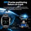 New Professional GPS Outdoor Smart Watch Men Flashlight Compass Waterproof Military Sport Tracker Bluetooth Call Smartwatch