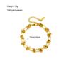 Stainless Steel Gold Silver Color Twist Knot Necklace Bracelets For Womens Girl New Fashion Non-fading Jewelry Set