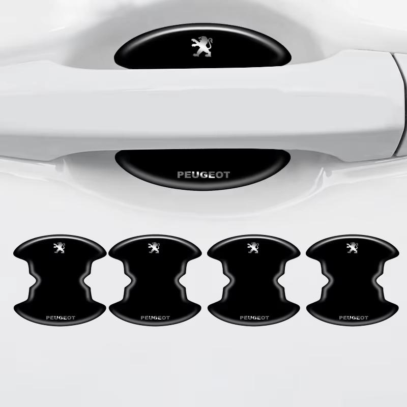 Car handle anti-collision strip door handle bowl protection K sticker suitable for Peugeot 206 307 308 3008 207 208 408 508 2008 5