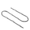 Thick Mens Titanium Steel Square Pearl Chain Hip Hop Personalized Fashion Necklace